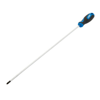 Draper 53502 Extra Long Reach Soft Grip Cross Slot Screwdriver, No.2 x 450mm