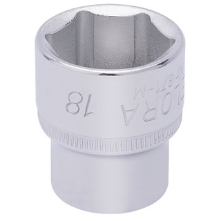 Elora 15235 Hexagon Socket, 3/8" Sq. Dr., 18mm