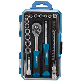 Draper 04777 Socket Set, 1/4" Sq. Dr. (35 Piece)