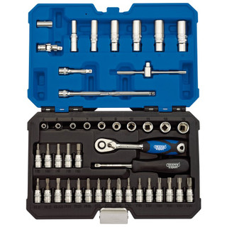 Draper Expert 16446 Metric Socket Set, 1/4" Sq. Dr. (44 Piece)