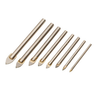 Draper 48221 TCT Tile and Glass Drill Bit Set (8 Piece)