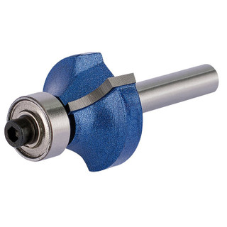 Draper 75341 TCT Router Bit, 1/4" Rounding, 25 x 7mm Radius