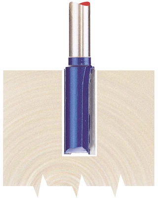 Draper 75332 TCT Router Bit, 1/4" Straight, 9.5 x 25mm