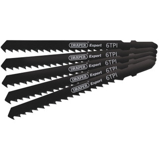 Draper 81725 DT144D Jigsaw Blade Set, 100mm (5 Piece)