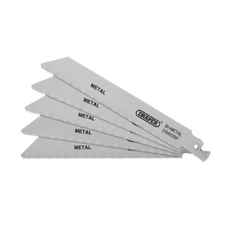 Draper 43459 Bi-metal Reciprocating Saw Blades for Metal, 150mm, 14tpi (Pack of 5)