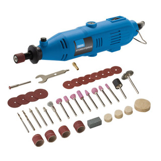 Draper Storm Force 98521 230V Rotary Multi-Tool Kit, 135W (40 Piece)