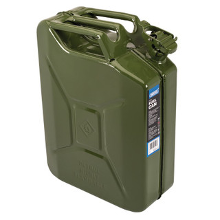 Draper 07218 Steel Fuel Can 20L, Green