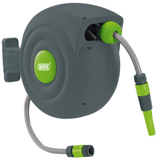 Draper 15046 Retractable Garden Hose Reel, 20m