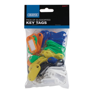 Draper 64271 Assorted Key Tags (Pack of 50)