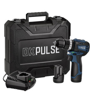 Draper DXPULSE 27879 12V Brushless Combi Drill Kit, 2 x 2.0Ah Batteries, 1 x Charger