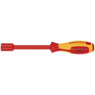 KNIPEX 18742 98 03 12 VDE Insulated Nut Driver, 12.0 x 125mm