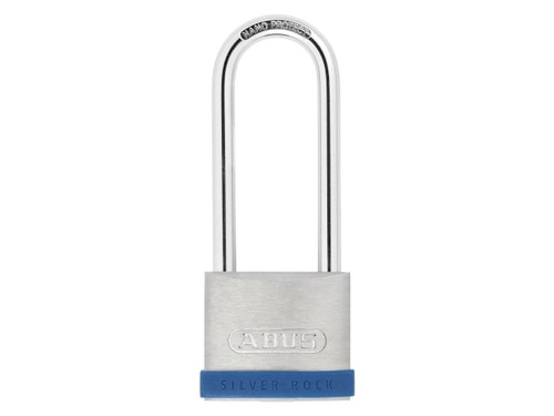 ABUS Mechanical 80887 50mm Silver Rock™ 5 Padlock Long Shackle 80mm - ABU550LS80C