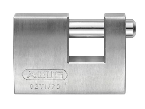 ABUS Mechanical 24674 82TI/70mm TITALIUM™ Shutter Padlock Keyed Alike KA8518 - ABUKA8518