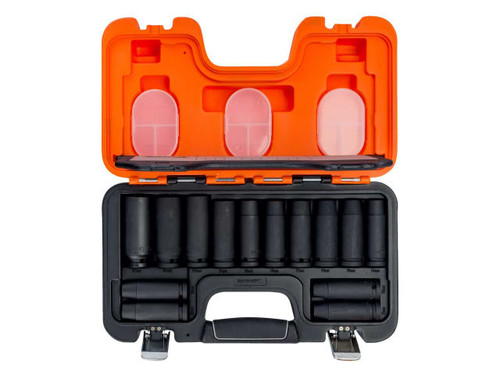 Bahco DD/S14 DD/S14 1/2in Drive Deep Impact Socket Set, 14 Piece - BAHDDS14