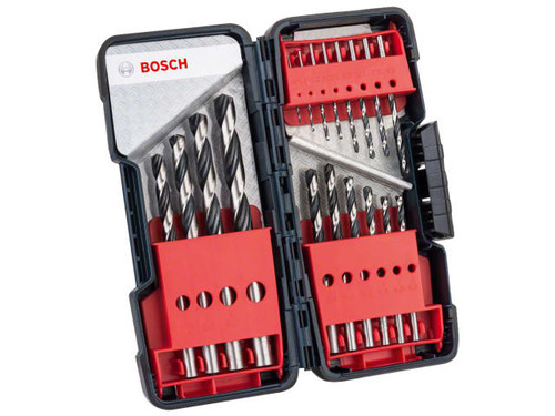 Bosch Powertool Accessories 2608577350 HSS Twist PointTeQ Drill Bit ToughBox Set, 18 Piece - BPA608577350