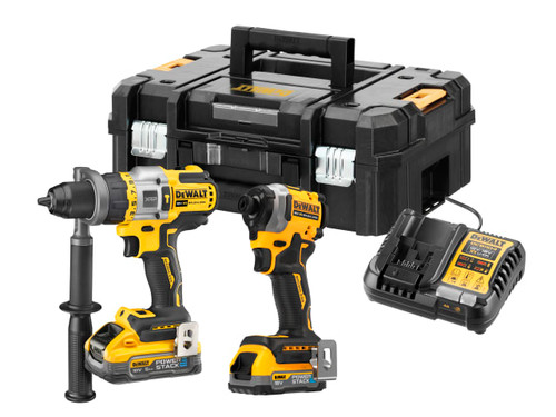 DeWALT Power Tools DCK2052H1E1T-GB DCK2052H1 Twin Kit 18V 1 x 1.7Ah & 1 x 5.0Ah Li-ion - DEWDCK2052H1