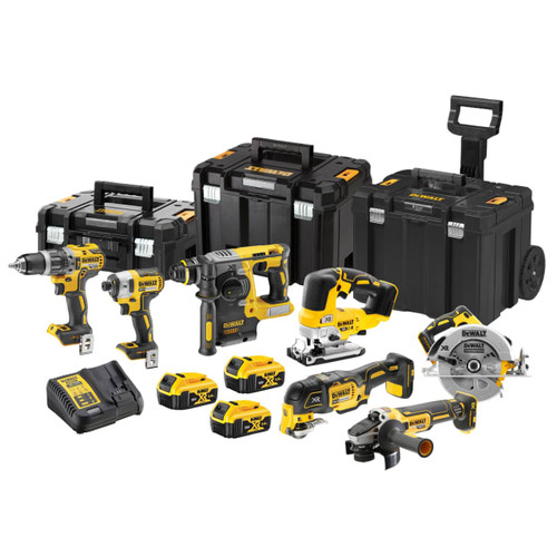 DeWALT Power Tools DCK755P3T-GB DCK755P3T XR Brushless 7 Piece Kit 18V 3 x 5.0Ah Li-ion - DEWDCK755P3T