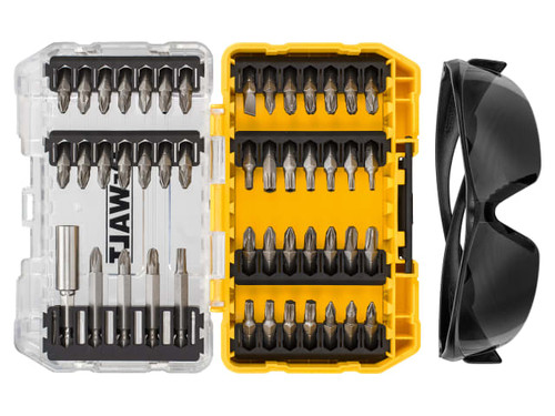 DeWALT Power Tools DT70703-QZ DT70703 Screwdriving Set, 47 Piece + Safety Glasses - DEWDT70703QZ