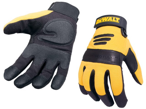 DeWALT Power Tools DPG21L EU Synthetic Padded Leather Palm Gloves - Large - DEWPERFORM2