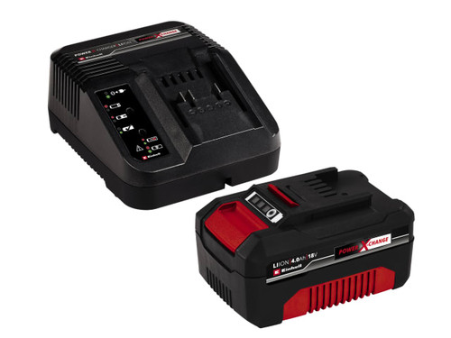 Einhell 4512042 Power X-Change Battery & Charger Starter Kit 18V 1 x 4.0Ah Li-ion - EINPXSTKIT4