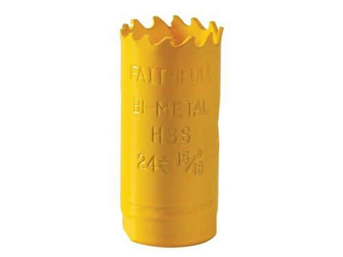 Faithfull FAIHSVP24 Bi-Metal Cobalt Holesaw 24mm - FAIHSVP24