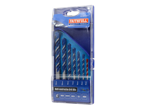 Faithfull FAIMCDSET7 Multi Construction Drill Set, 7 Piece - FAIMCDSET7 - image 3