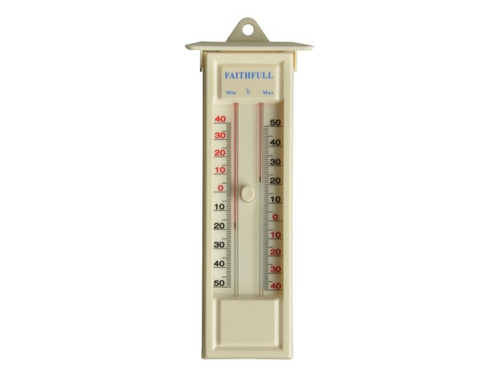 Faithfull FAITHMMBUTMF Thermometer Press Button Max-Min - FAITHMMBUTMF