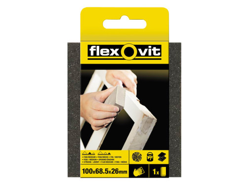 Flexovit 63642556852 Sanding Sponges Standard Fine/Medium - FLV56852