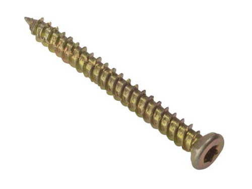 ForgeFix MAMCFS42 Concrete Frame Screw ZYP 7.5 x 42mm Box 100 - FORCFS42YN