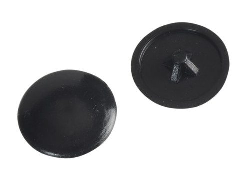 ForgeFix FPPCC2 Pozi Compatible Cover Cap Black No.6-8 Forge Pack 50 - FORFPPCC2
