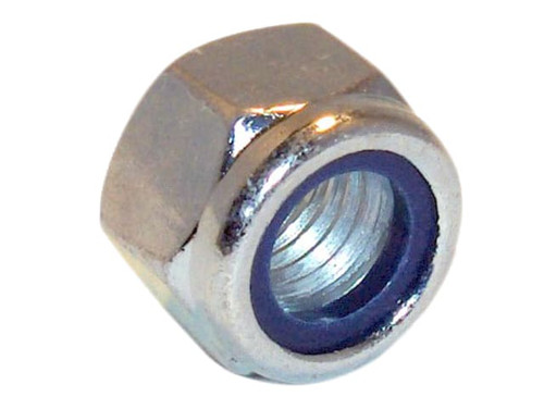 ForgeFix 50NYLOC12 Hexagon Nut & Nylon Insert ZP M12 Bag 50 - FORNYLOC12G