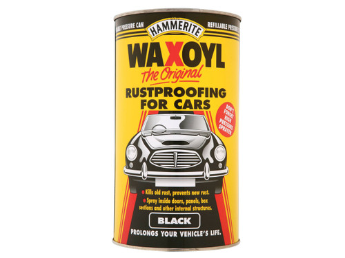 Hammerite 5095886 Waxoyl Black Pressure Can 2.5 Litre - HMMWAXOBLPC - main image