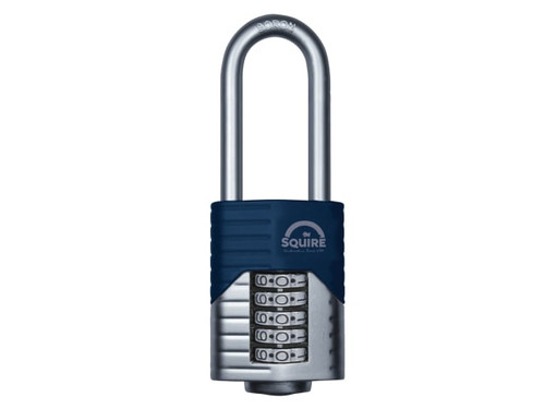 Squire VULCAN COMBI 60/2.5 Vulcan Long Boron Shackle Combination Padlock 60mm - HSQVC60LS