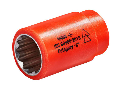 ITL Insulated 01460 Insulated 1/2in Drive Socket 21mm - ITL01460