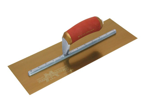 Marshalltown MPB13GSD MPB13GSD Pre-Worn PermaShape® Finishing Gold S/S Trowel DuraSoft® 13 x 5in - M/TMPB13GSD