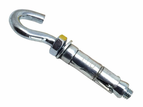 MASONMATE® 0865H10 Hook Bolt Shield Anchor M10 (25) - MAMSAHM10