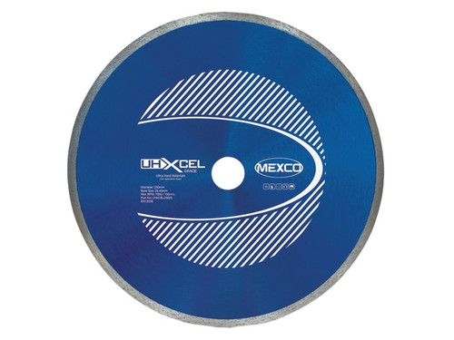 MEXCO UHXCEL25025 UHXCEL Ultra Hard Materials Diamond Blade 250 x 25.4mm - MEXUHXL2505