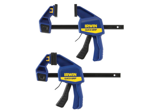 IRWIN® Quick-Grip® T5062QCEL7 Quick-Change™ Medium-Duty Bar Clamp 150mm (6in) Twin Pack - Q/G5062QCNTP