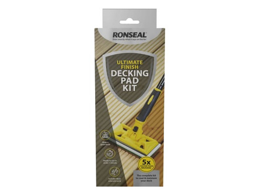 Ronseal 39128 Ultimate Finish Decking Pad Kit - RSLDA