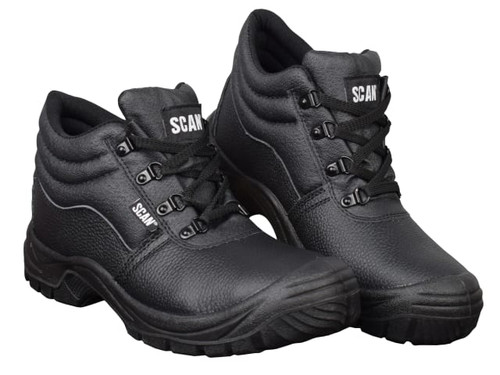 Scan JC-B917 4 D-Ring Chukka Safety Boots Black UK 7 EUR 41 - SCAFWCHUK7