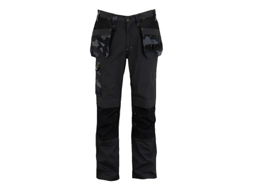 STANLEY® Clothing STW40057-204 Dixon Slim Fit Trousers Black Camouflage Waist 38in Leg R - STCDIXONC38