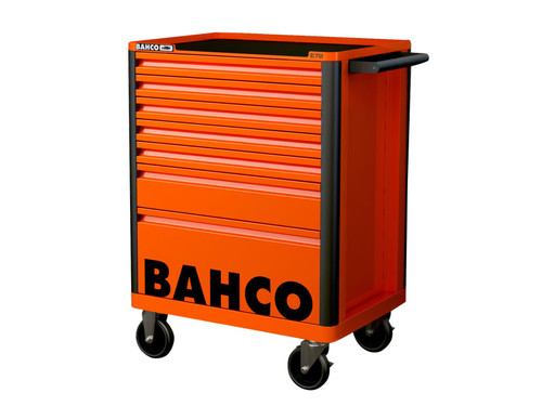 Bahco 1472K7 26in E72 Storage HUB Tool Trolley with 7 Drawers Orange