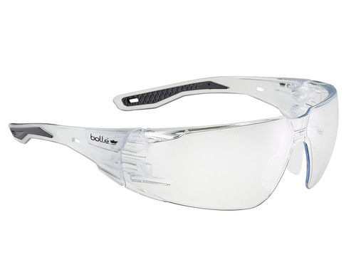 Bolle Safety RUSHMN10E Rush 2.0 PLATINUM® Lite Safety Glasses - Clear