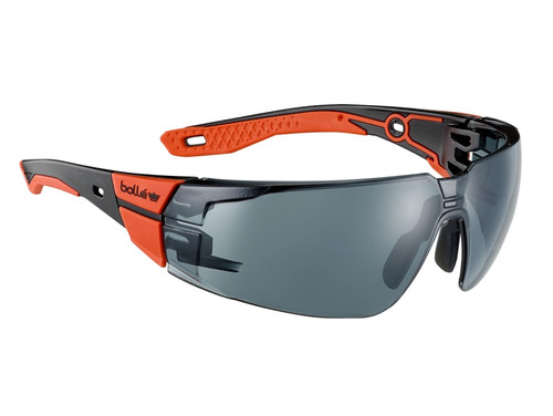 Bolle Safety RUSPMN21E Rush+ 2.0 PLATINUM® Safety Glasses - Smoke