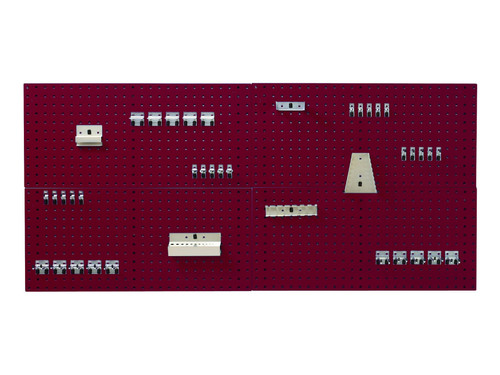 Bott 14031422.24 Perfo Panel & Hook Kit Crimson Red