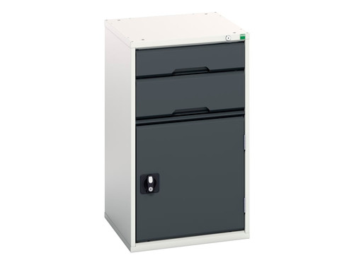 Bott 16925037.19 Verso 2 Drawer + Cupboard 900 x 525mm Anthracite Grey