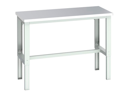 Bott 41003640.16V Cubio Adjustable Bench, Stainless Steel Clad Top 1500 x 750mm