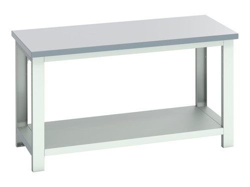 Bott 41003670.16V Cubio Bench with Shelf, ESD Laminate Top 1500 x 750mm