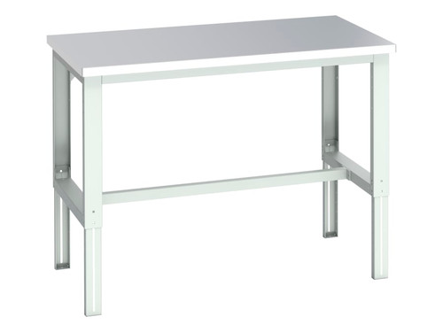 Bott 41004164.16V Cubio Adjustable Bench, Stainless Steel Clad Top 1500 x 900mm