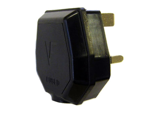 Dencon 1709 BS1363/A Black Plug 13 Amp 1709